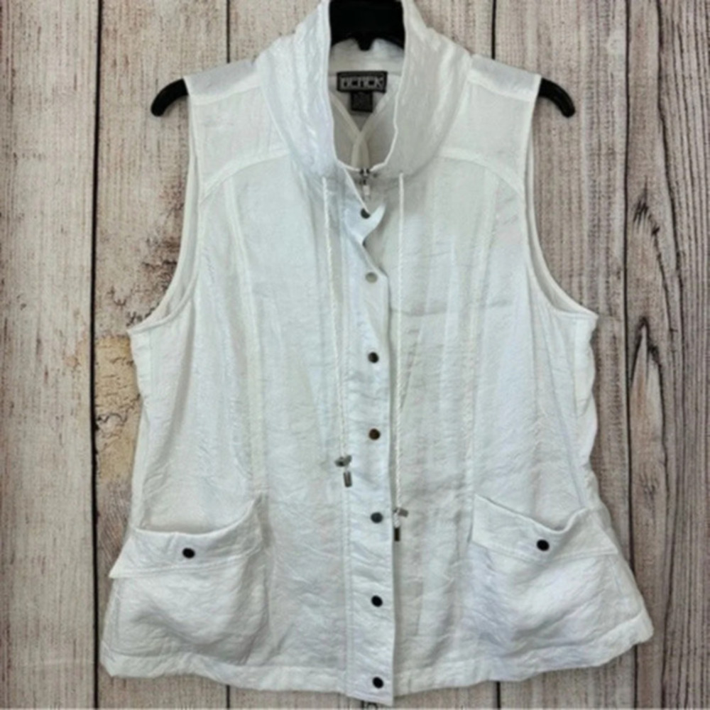 BEREK women’s Zipper Snap Vest size XXL